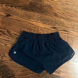 lululemon athletica Black Athletic Shorts Lightweight Elastic Waist